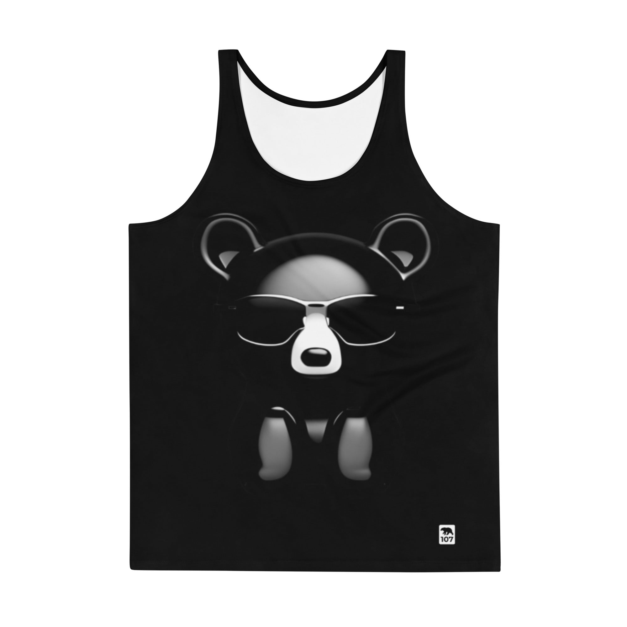 Gay Pride Beartrix Black Tank Top