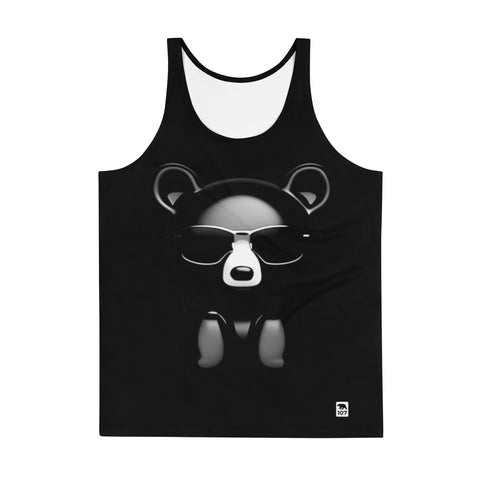 Gay Pride Beartrix Black Tank Top