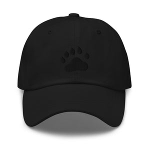 Bear Black Paw Pride Dad hat