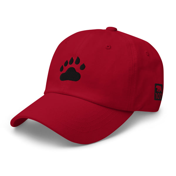 Bear Black Paw Pride Dad hat