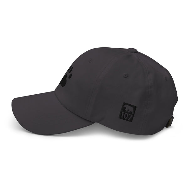 Bear Black Paw Pride Dad hat