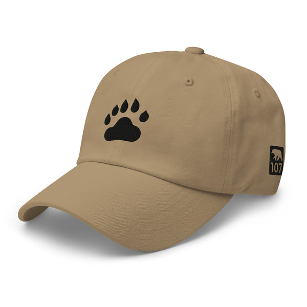 Bear Black Paw Pride Dad hat