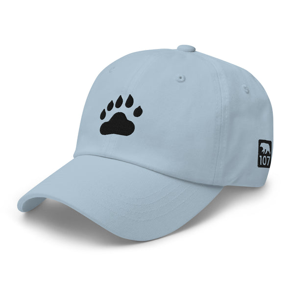 Bear Black Paw Pride Dad hat