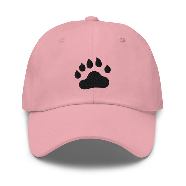 Bear Black Paw Pride Dad hat