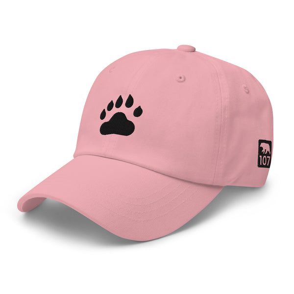 Bear Black Paw Pride Dad hat