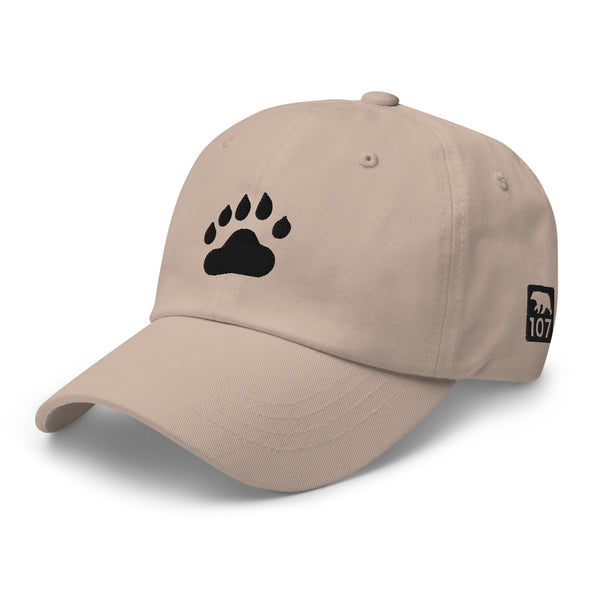 Bear Black Paw Pride Dad hat