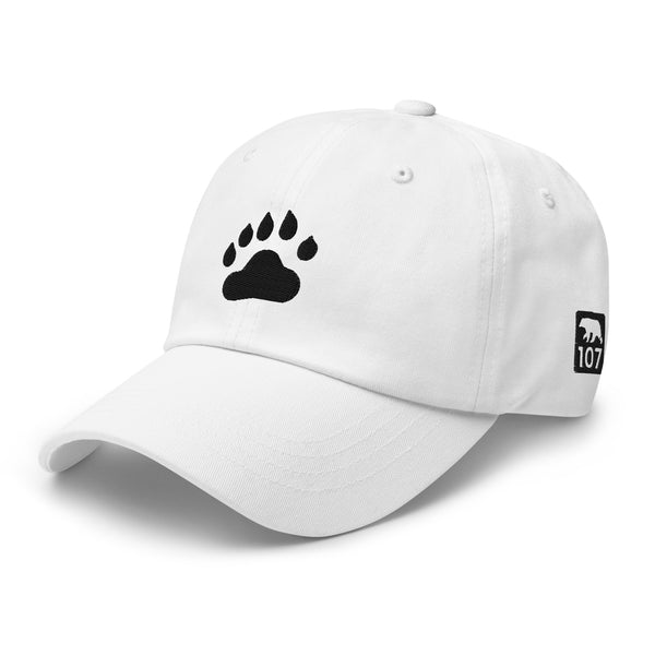 Bear Black Paw Pride Dad hat