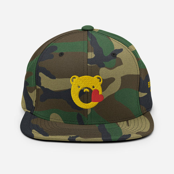 Gay Bear Pride Kiss Snapback Hat