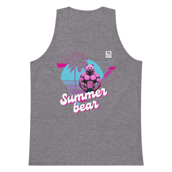 Gay Pride Summer Bear tank top