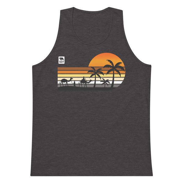 Gay Pride Bear Flag Exotic Trip tank top