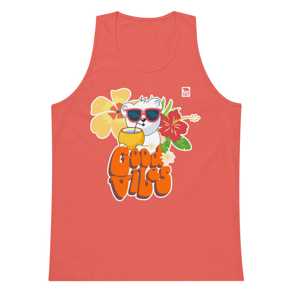 Gay Pride Good Vibes Bear tank top