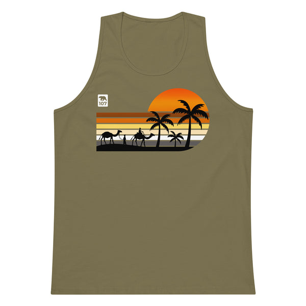 Gay Pride Bear Flag Exotic Trip tank top