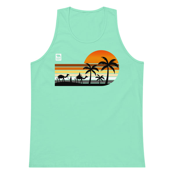 Gay Pride Bear Flag Exotic Trip tank top