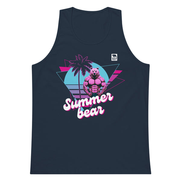 Gay Pride Summer Bear tank top