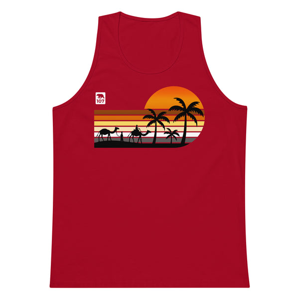 Gay Pride Bear Flag Exotic Trip tank top