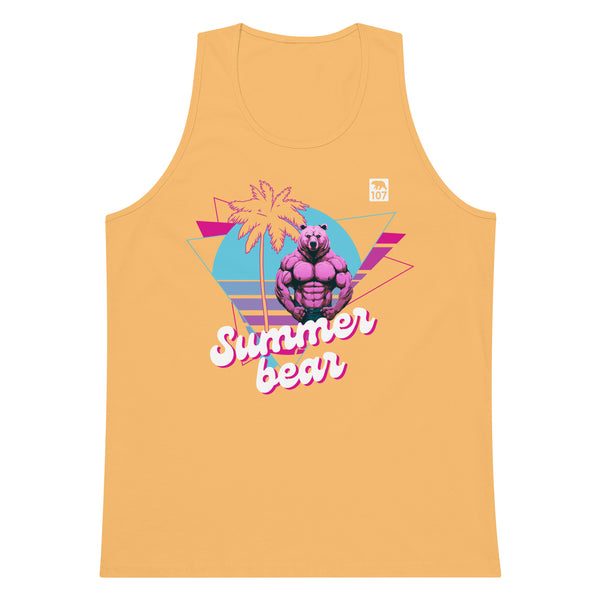 Gay Pride Summer Bear tank top