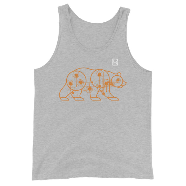 Gay Pride Bear Machine Tank Top