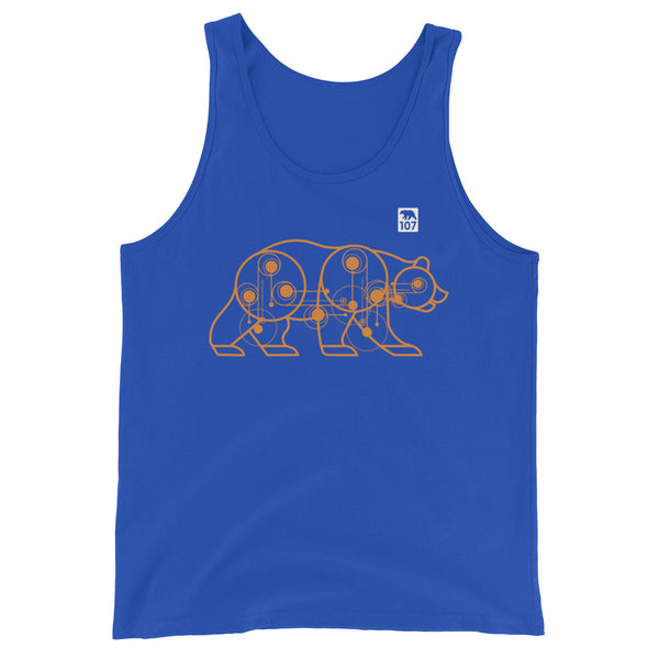 Gay Pride Bear Machine Tank Top