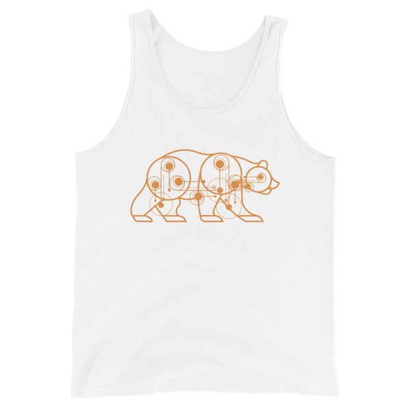 Gay Pride Bear Machine Tank Top