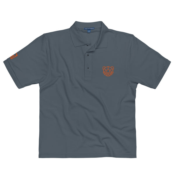 Gay Pride Orange Bear Premium Polo