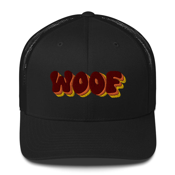 Bear Pride three colours embroidery Woof Trucker Cap