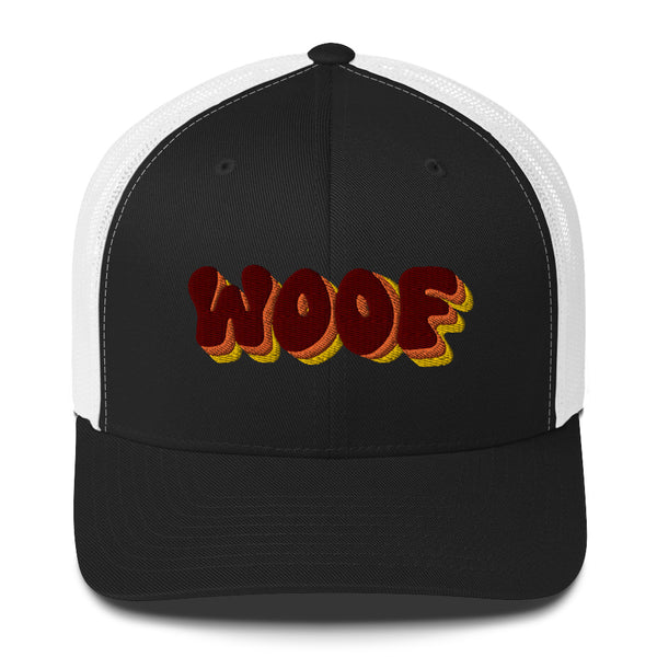 Bear Pride three colours embroidery Woof Trucker Cap