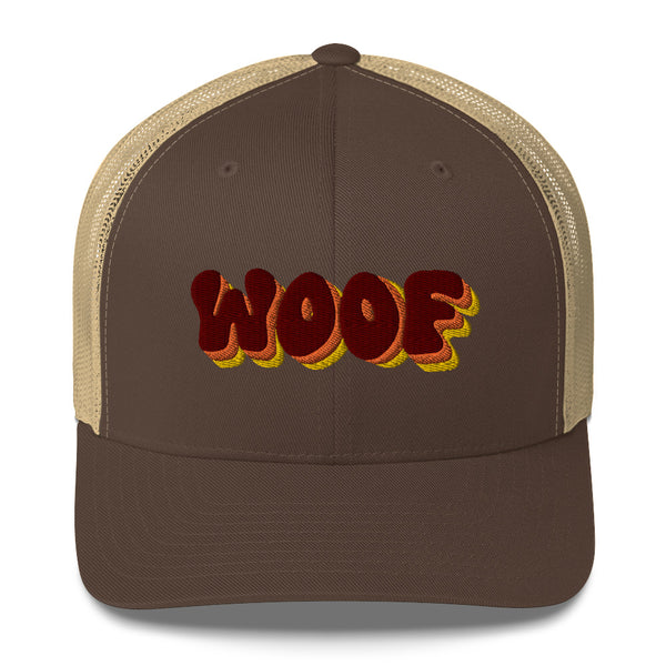 Bear Pride three colours embroidery Woof Trucker Cap