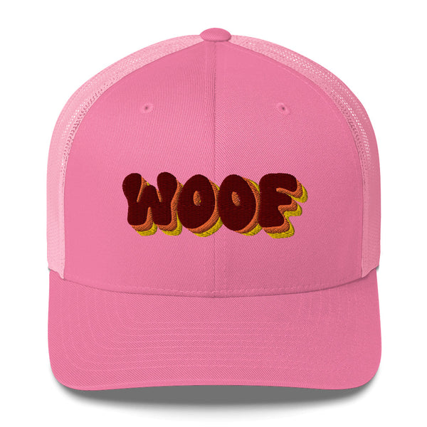 Bear Pride three colours embroidery Woof Trucker Cap