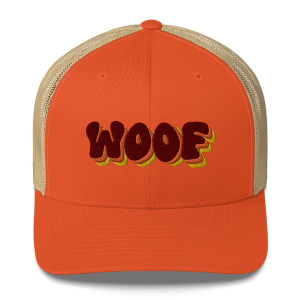 Bear Pride three colours embroidery Woof Trucker Cap