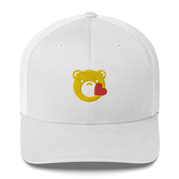 Gay Bear Pride Bearmoji Kiss Trucker Cap