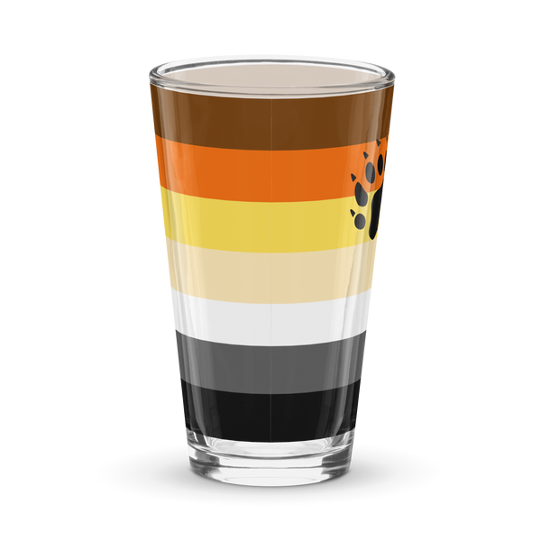 Gay Bear Pride Shaker pint glass