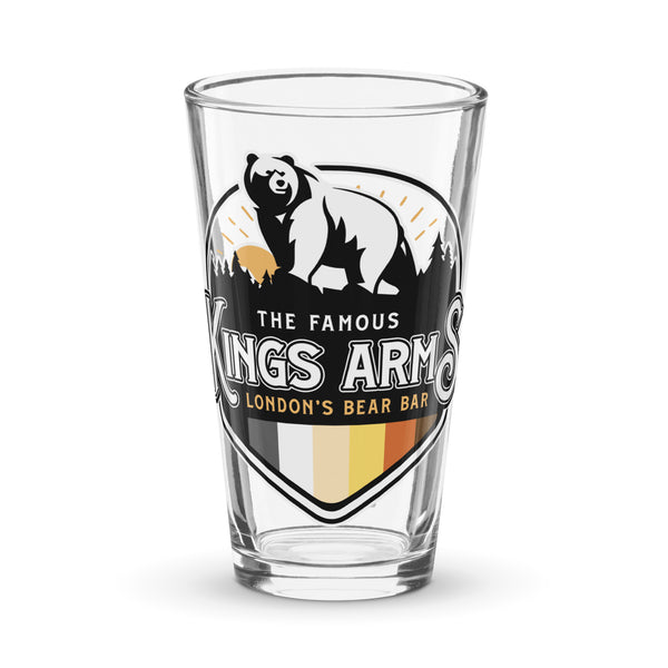 Official Kings Arms London Shaker pint glass