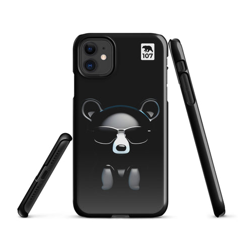 Gay Pride Black Bear Snap case for iPhone®