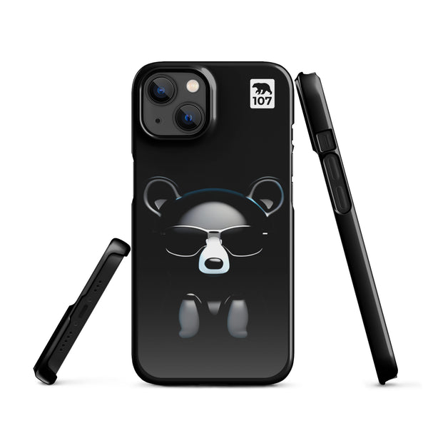 Gay Pride Black Bear Snap case for iPhone®