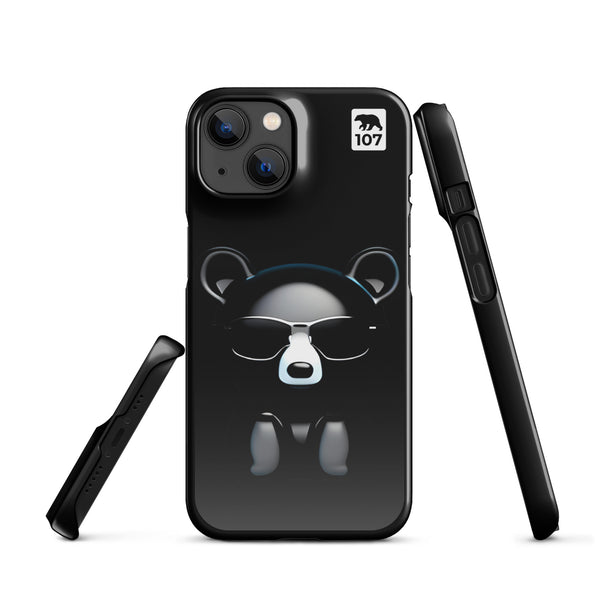 Gay Pride Black Bear Snap case for iPhone®