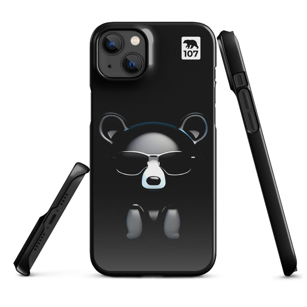 Gay Pride Black Bear Snap case for iPhone®