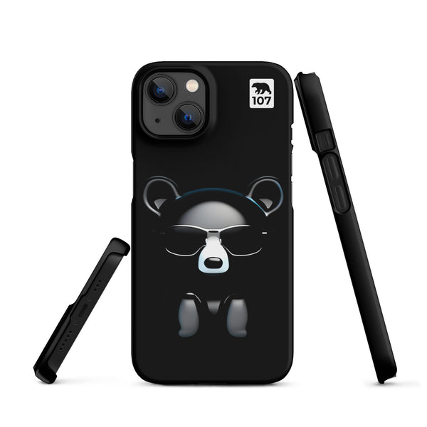 Gay Pride Black Bear Snap case for iPhone®