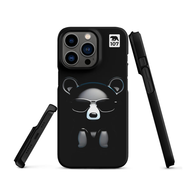 Gay Pride Black Bear Snap case for iPhone®