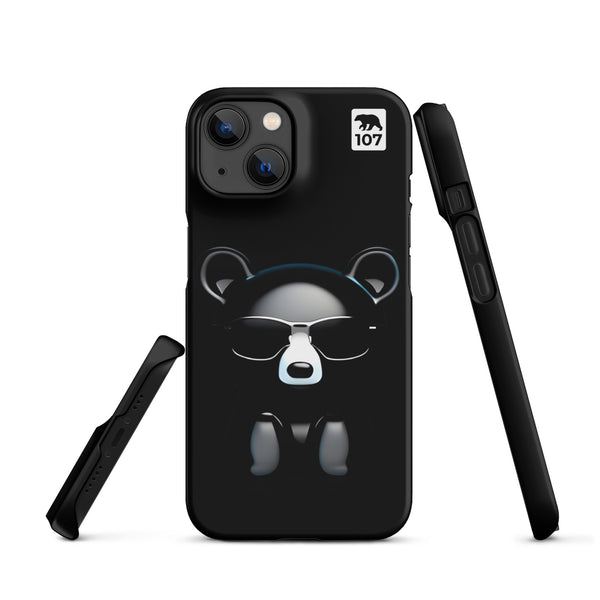 Gay Pride Black Bear Snap case for iPhone®