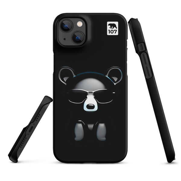 Gay Pride Black Bear Snap case for iPhone®