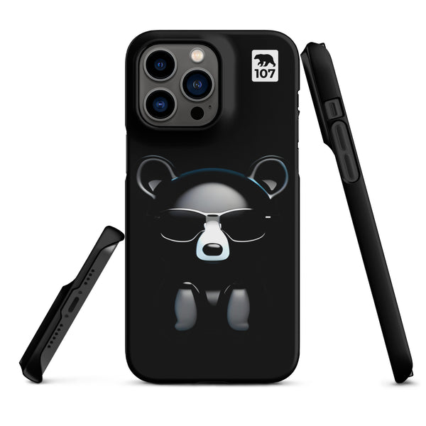 Gay Pride Black Bear Snap case for iPhone®