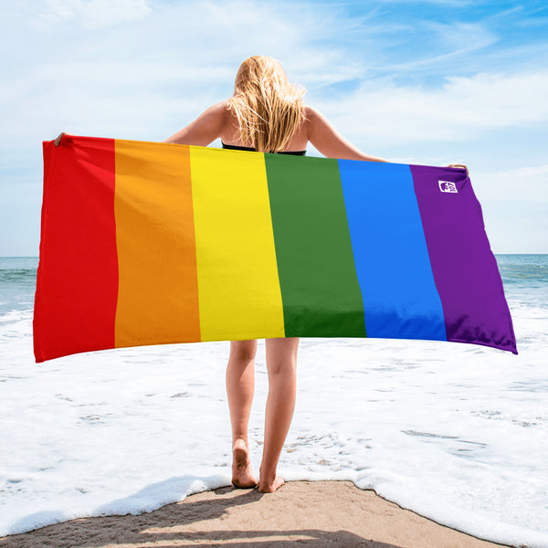 Gay Pride Beach Towel