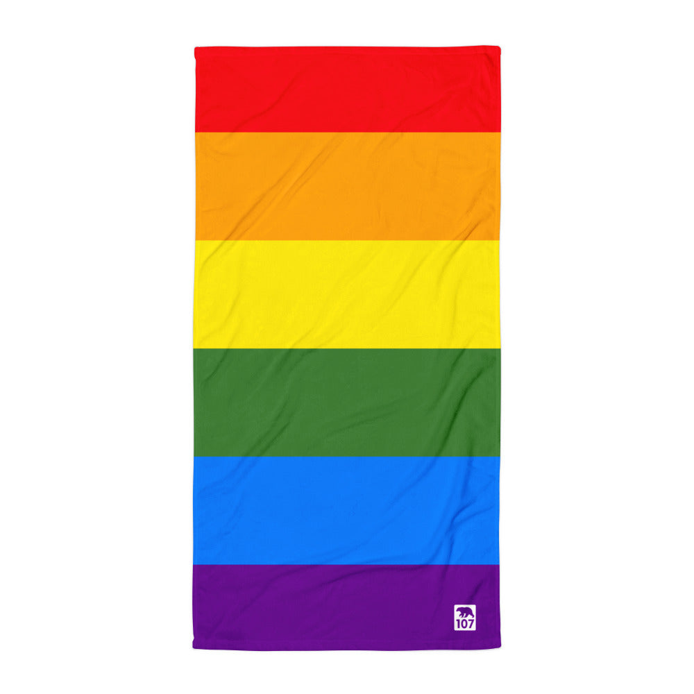 Gay Pride Beach Towel