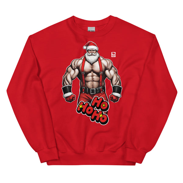 Christmas Muscle Santa Bear Sweatshirt