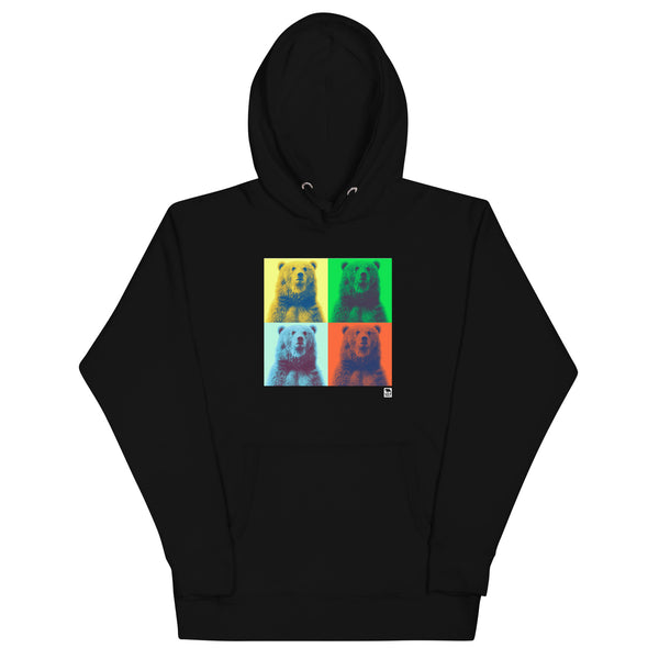 Gay Pride Andy's Style Bear Hoodie