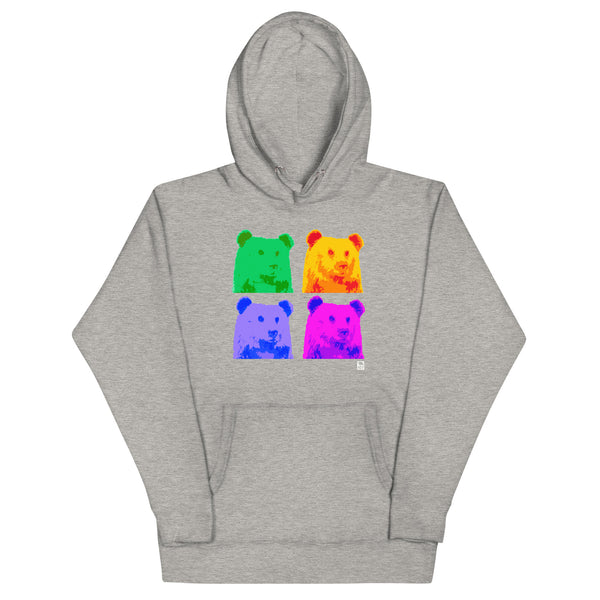 Gay Pride Portrait Bear Hoodie