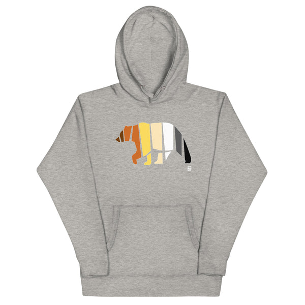 Gay Pride Bear Flag Colour Hoodie