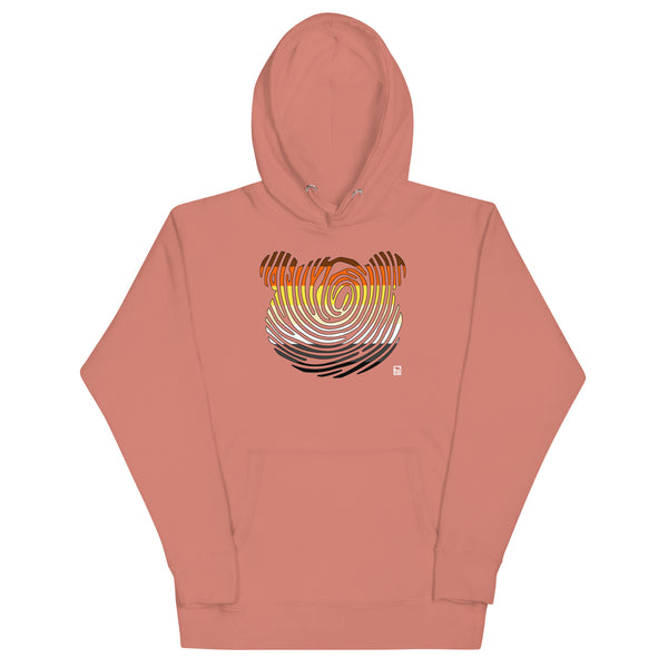 Gay Pride Finger Print Head Hoodie