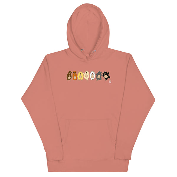 Gay Pride Teddy Bears II Hoodie