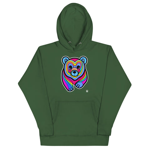 Gay Bear Pride Psychedelic Hoodie